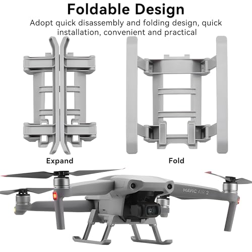 Air 2/2S Landing Gear Foldable Quick Release Extension Leg for DJI Mavic Air 2/2S Drone Accessories