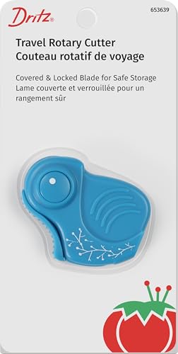Dritz Travel Rotary Cutter with Safety Lock