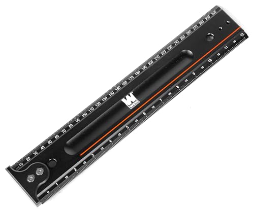 WEN 12-Inch Measuring Ruler With Hook Stop (ME812R) - style: 12-Inch Ruler