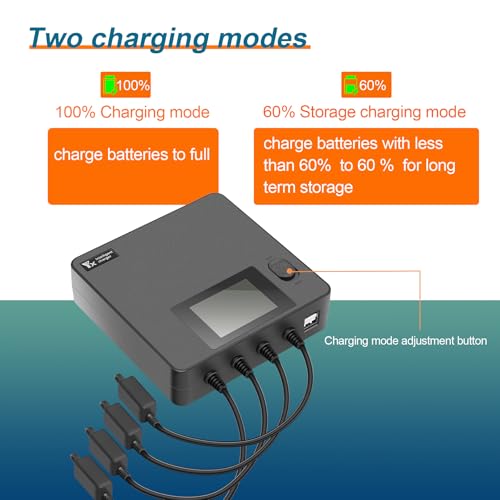 Display Battery Charger for DJI Avata 2,Full and Storage Charge