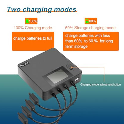 Display Battery Charger for DJI Avata 2,Full and Storage Charge
