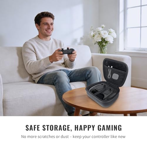 EJGAME Universal Game Controller Travel Case - Travel Storage Compatible with Steam Controller,Xbox One, Xbox Series X/S, PS5, PS4, and Switch Controllers
