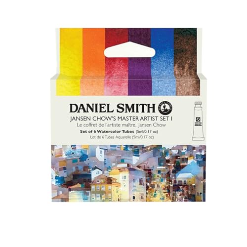 DANIEL SMITH Jansen Chow Master Artist Set I Set 6 Watercolor 5ml Tubes (total 6 pieces) 285610405
