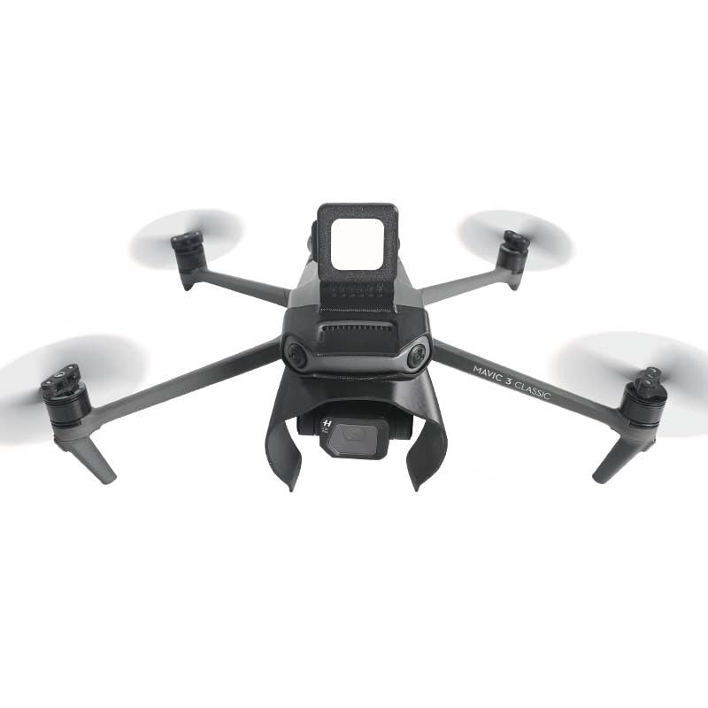 LED Navigation Lights for DJI Mavic 3 Pro, Gimbal Camera Guard 2-in-1 Collision Protection Shield Features 3 Lighting Modes for Night Flight