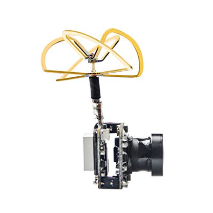 AKK A2 5.8Ghz 200mW FPV Transmitter Raceband 600TVL 1/4 Cmos Mini FPV Micro AIO Camera with Clover Antenna for FPV Drone
