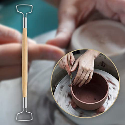 suiwotin Clay Carving Tools, Pottery Sculpting Tool for Modeling