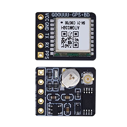 2 Pack GPS+BDS Dual-Mode Module Flight Control Satellite Positioning Navigator, ATGM336H Replacement NEO-M8N NEO-6M for Arduino - color: 2PCS