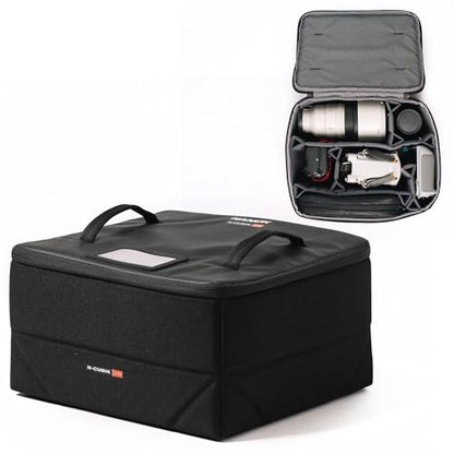 NANUK N-Cubik 17M Camera Bag Insert – Medium Water-Resistant Cube – Shockproof Protective Camera Insert for Backpack – Perfect for Tech Gear & Accessories (11.4” x 13.3” x 6.6”) - size: 17M Medium 11.4 x 13.3 x 6.6"