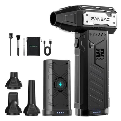 Electric Air Duster with 2 Swappable Battey Pack