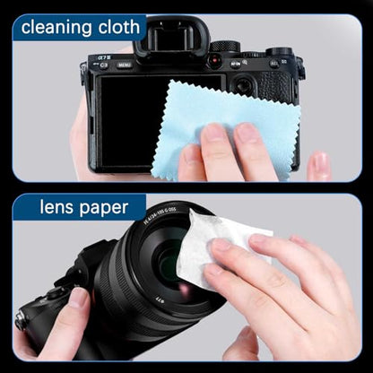 Camera Cleaning Kit for DSLR & Mirrorless Cameras - Camera Accessories Lens, Sensor & Camera Lens Cleaning Kit, Perfect Photographer Gifts, Accessories Sensor Cleaning kit