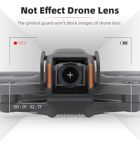 BTG Gimbal Protector Gimbal Bumper for DJI Avata 2 Drone Accessories Parts Gimbal Guard (Red)