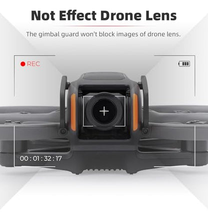 BTG Gimbal Protector Gimbal Bumper for DJI Avata 2 Drone Accessories Parts Gimbal Guard (Red)