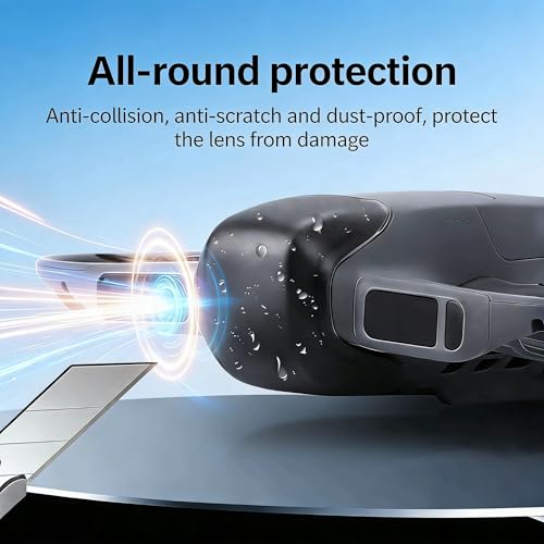 2-Pack Lens Cover for DJI Neo 2 Gimbal Protector Snap Caps - Scratch-Resistant, Crystal Clear PC Cover for Original Case Storage