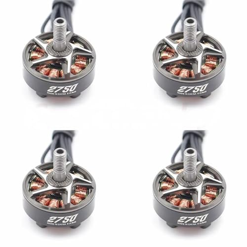 4PCS EX2306 2306 Plus 1800KV 2500KV 2750KV Brushless Motor for 5-inch Propeller RC Quadcopter FPV Racing Drone DIY (4PCS 2306 2750KV) - style: 4PCS 2306 2750KV