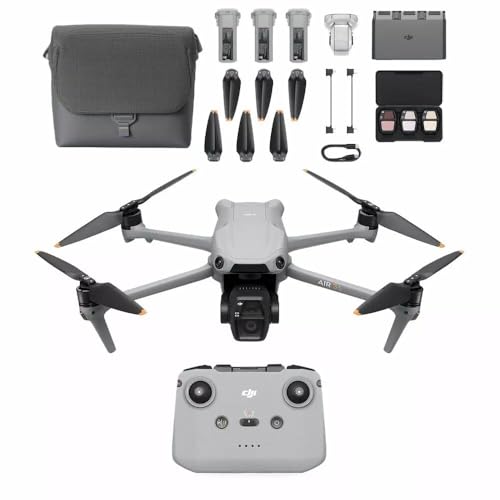 DJI Air 3S Fly More Combo (RC-N3), 4K Dual-Camera Drone, 3 Batteries - style: Air 3S Fly More Combo (RC-N3)