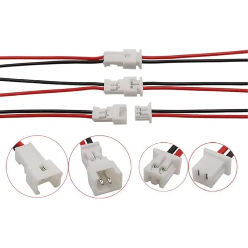 1.25mm MX Micro Connector Kit, 2-10 Pin 28AWG Pre-Crimped Wires Kit
