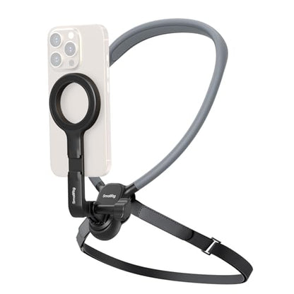 SMALLRIG Magnetic Phone Holder Action Camera Neck Mount with Chest Strap - style: for Phone & Action Camera