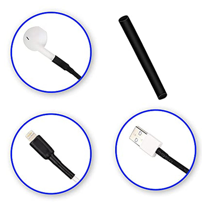 720 PCS Black Ratio 2:1 Heat Shrink Tubing Kit with Box, 8 Sizes