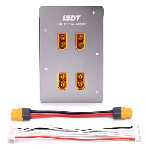 ISDT PC-4860S XT60 LiPo Parallel Charging Board, Safe Charge Board Balance Plate for 1-8S LiPo Batteries