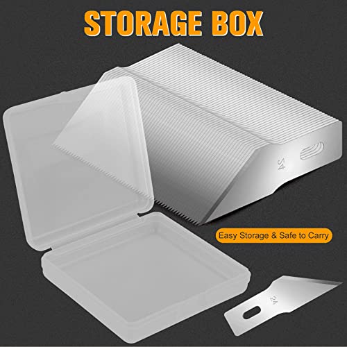 JETMORE 100 Pack Exacto Knife Blades #24, Craft Knife Blades Hobby & Craft - size: #24
