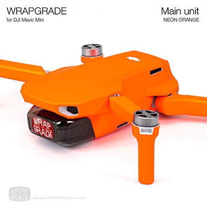 Wrapgrade Skin for Mavic Mini & Mini 2 SE & Mini 4K (NEON Orange) - color: NEON ORANGE