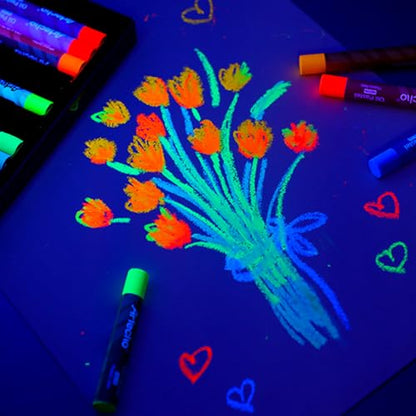 Artecho Oil Pastels 48 Basic Colors and 12 Neon Oil Pastels