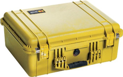 Pelican 1550 Case With Foam (Yellow) - color: Yellow