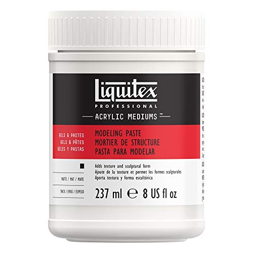 Liquitex Professional Modeling Paste, 237ml (8-oz) - color: Modeling Paste, size: 1 Count (Pack of 1), style: 8-oz