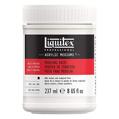 Liquitex Professional Modeling Paste, 237ml (8-oz) - color: Modeling Paste, size: 1 Count (Pack of 1), style: 8-oz