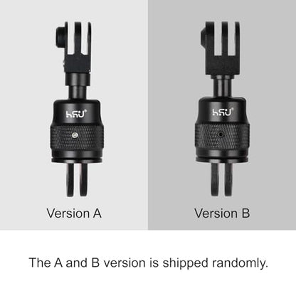 HSU 360° Rotation Camera Mount, Aluminum Vertical Bracket Tripod Adapter - size: 2.54 cm x 2.54 cm x 7.87 cm