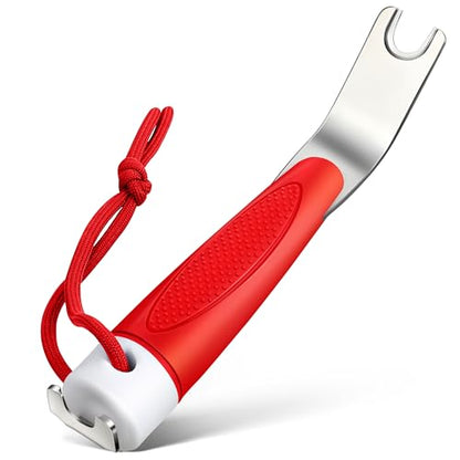 Enhon Boat Canvas Snap Tool, Dual-Ended Stainless Steel Remover Blue - color: Red