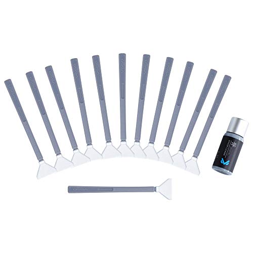 VSGO VS-S03E Full Frame Camera Sensor Cleaning Kit Compatible for Sony Nikon Canon FF CCD CMOS Clean 12pcs Sensor Cleaning Swab and 10ml Cleaner …