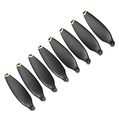 Mini Drone Propeller Set, Low Noise Drone Propeller, Dynamic Balance Test, Propeller Blades Replacement Accessories for X8 Mini, 8 Pieces/Set(Golden)