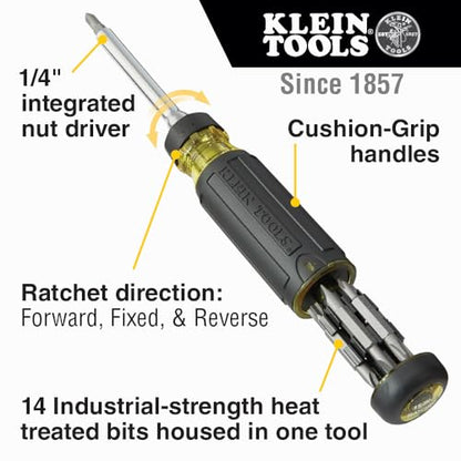 Klein Tools 80066 Precision Driver Set with Case, 2-Piece, Multi-Bit Screwdriver and All-in-One Multi-Function Repair Tool Set, 39 Bits Including Tamperproof Bits for Apple Products - style: Screwdriver Set and 15-in-1 Screwdriver