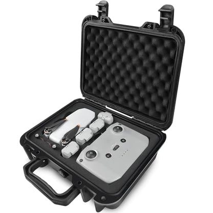 Lekufee Portable Travel Waterproof Hard Case for DJI Mini 4K/2 SE/2 and Other Accessories(CASE ONLY)