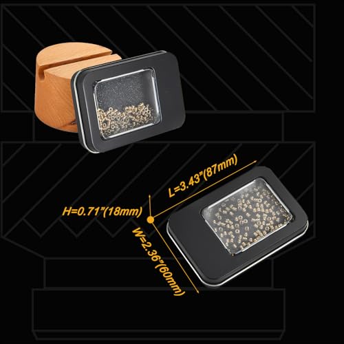 Kadrick 200Pcs M2 Threaded Inserts for 3D Printing Components,M2*3 * 3 Metric Brass Knurled Nuts, Insert by Heat into Plastic Parts - size: M2*H3*D3 200Pcs