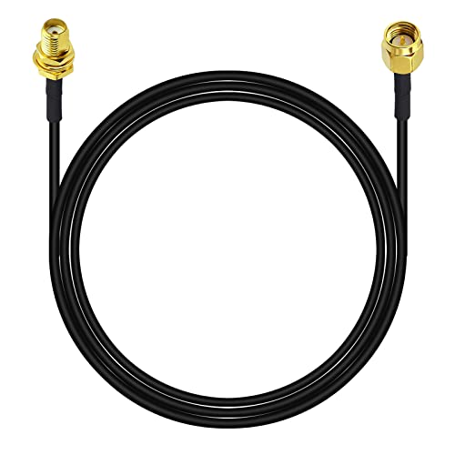 10ft SMA Male to SMA Female Bulkhead Coaxial RG174 Extension Cable - color: 3M