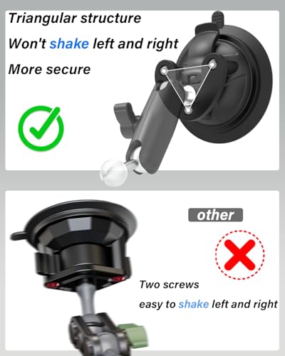 Charchendo ProAviator Suction Cup Tablet Mount, No-Shake Pilot Holder