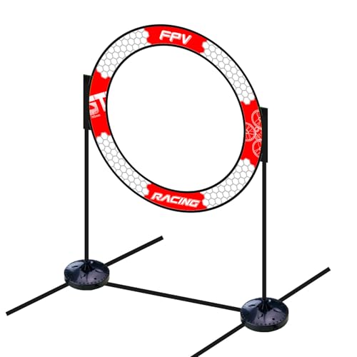 LDARC FPV Racing gate 765mm gate and base/780mm Magic gate and Base Training Obstacle Gate for RC Drone FPV Racing Outdoor Indoor (765mm gate and Base) - color: 765mm Gate and Base