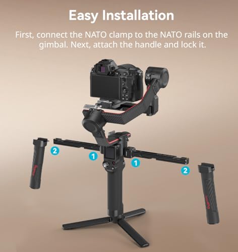 SMALLRIG Dual Handle Handgrip for DJI RS 5/ RS 4 /RS 4 Pro/RS 3/ RS 3 Pro - style: Handle