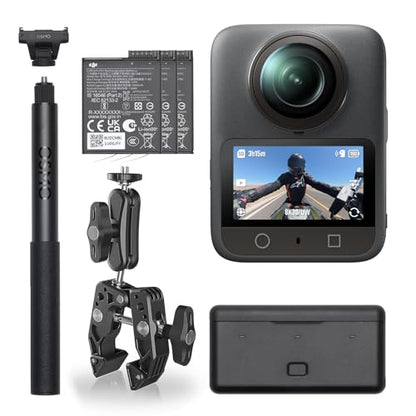 DJI Osmo 360 Motorcycle Handlebar POV Combo, 360 Action Camera - style: DJI Osmo 360 Motorcycle Handlebar POV Combo