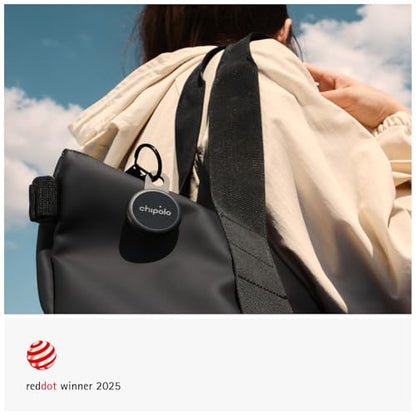 Chipolo LOOP - Rechargeable Bluetooth Tracker for Key and Pocket Location, Compatible with Apple or Google, Call Your Phone & Out of Range Alerts for Android (Mint) - color: Mint