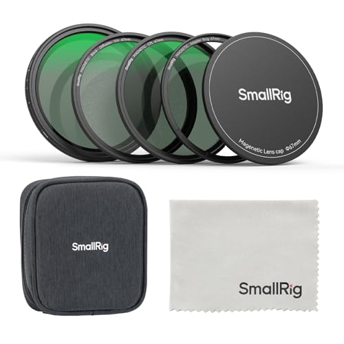 SmallRig 5-in-1 Magnetic 67mm Filter Kit for Phone - 4726 - style: 5-in-1: VND+CPL+Black Mist 1/4+Threaded Ring+Lens Cover