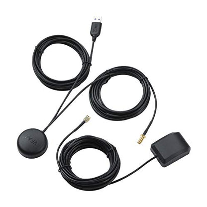 GPS Repeater Signal Booster Amplifier Signal Strength Active Antenna for Car/Trucks/Indoor Use, Gain 30 dB, with Magnetic Base and Waterproof