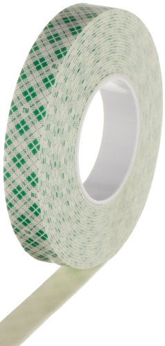 3M 4032 Double Coated Urethane Foam Tape, Bonding, Attaching, Mounting, White, 0.5 in x 5 yd, 1 Roll