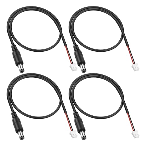 MEIRIYFA DC5521 Male to XH2.54 2Pin Terminal Power Cable 4Pcs