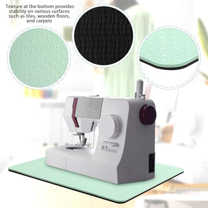 Sewing Machine Mat Pedal, 15" X 20" and 9" X 14", Green - color: Green, size: 15" X 20" and 9" X 14"