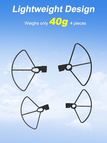 Propeller Guard Compatible with DJI Mini 5 Pro – Anti-Collision Guard,Quick Release Removable Prop Blade Protector Compatible with DJI Mini 5 Pro Accessories,Shockproof (Black+Landing Gear)