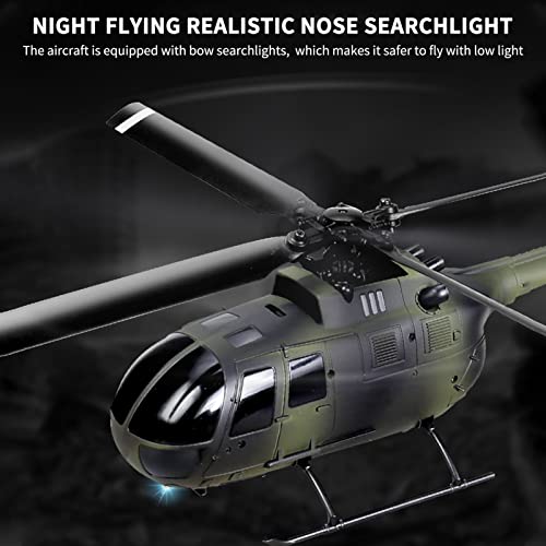 GoolRC C186 Remote Control Helicopter Remote Control Drone Single Propeller Without Ailerons 6-axis Gyro Stabilization Remote Control Airplane Altitude Hold s Adults Gray