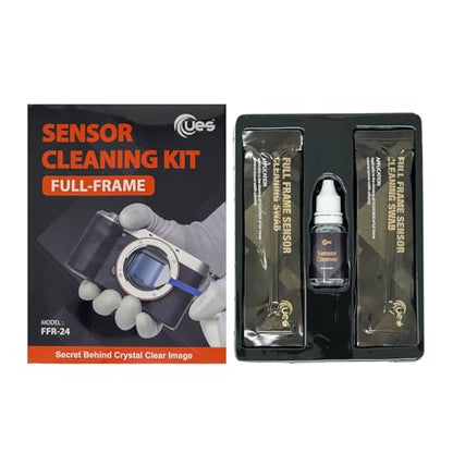 UES Full-Frame Camera Sensor Cleaning Kit (14pcs Swabs and 15ml Cleaner) - style: 14 Swabs + 15ml Cleaner